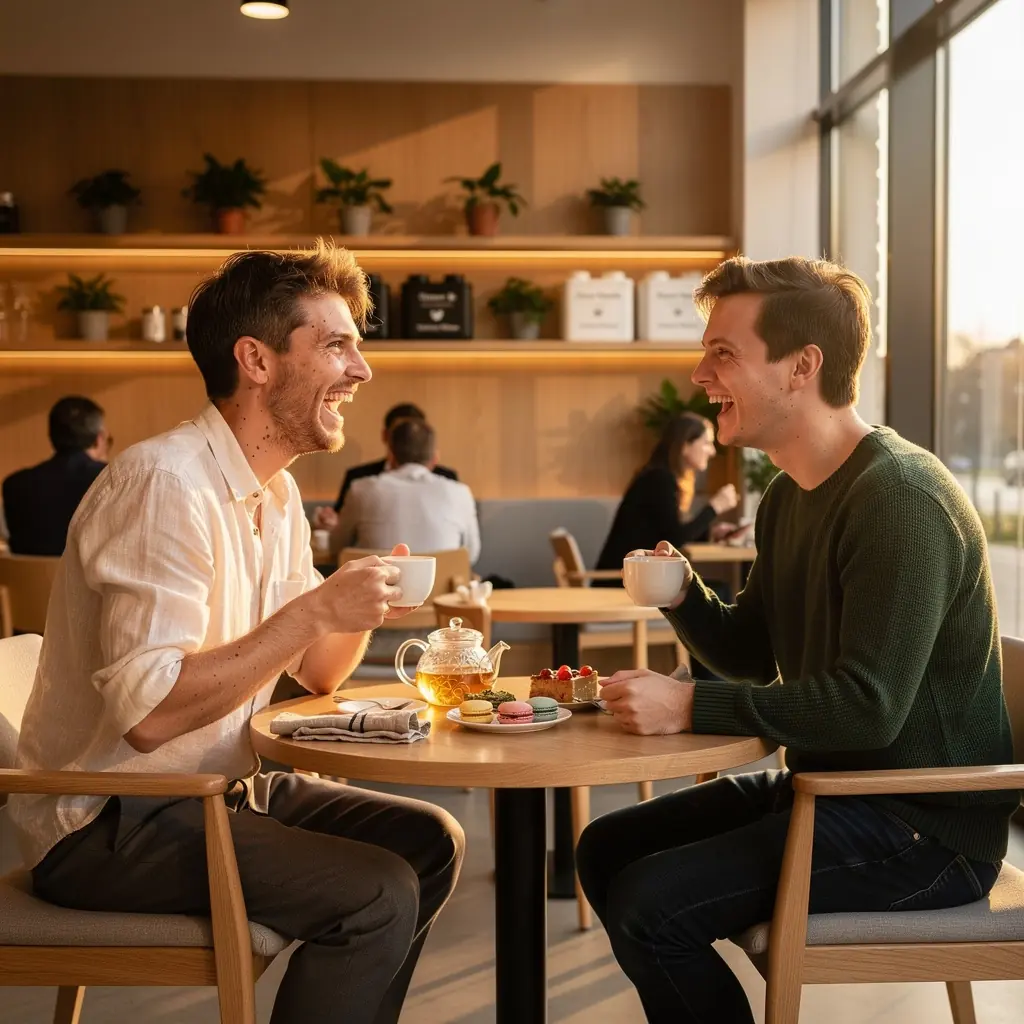 Zátišie so šálkou čaju, kvetinami a medom ako doplnkom pre sladkú chuť.